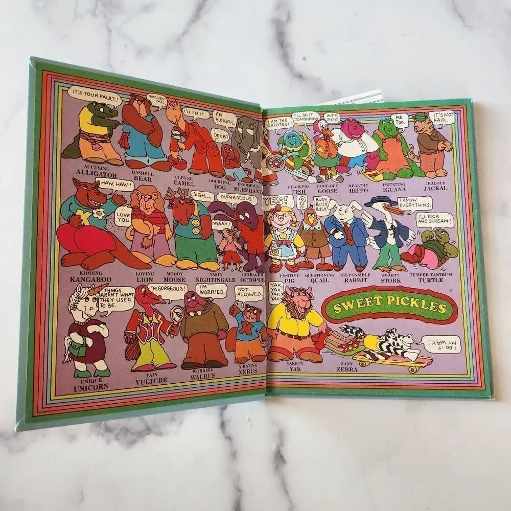 Sweet pickles Wait! Wait! Wait! vintage '70s children's hardback book kids ficti